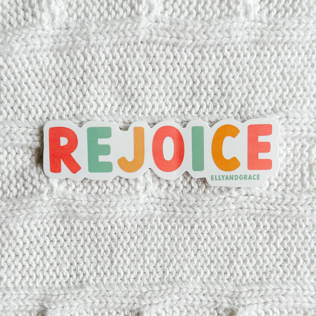 ellyandgrace Single Sticker Rejoice Sticker