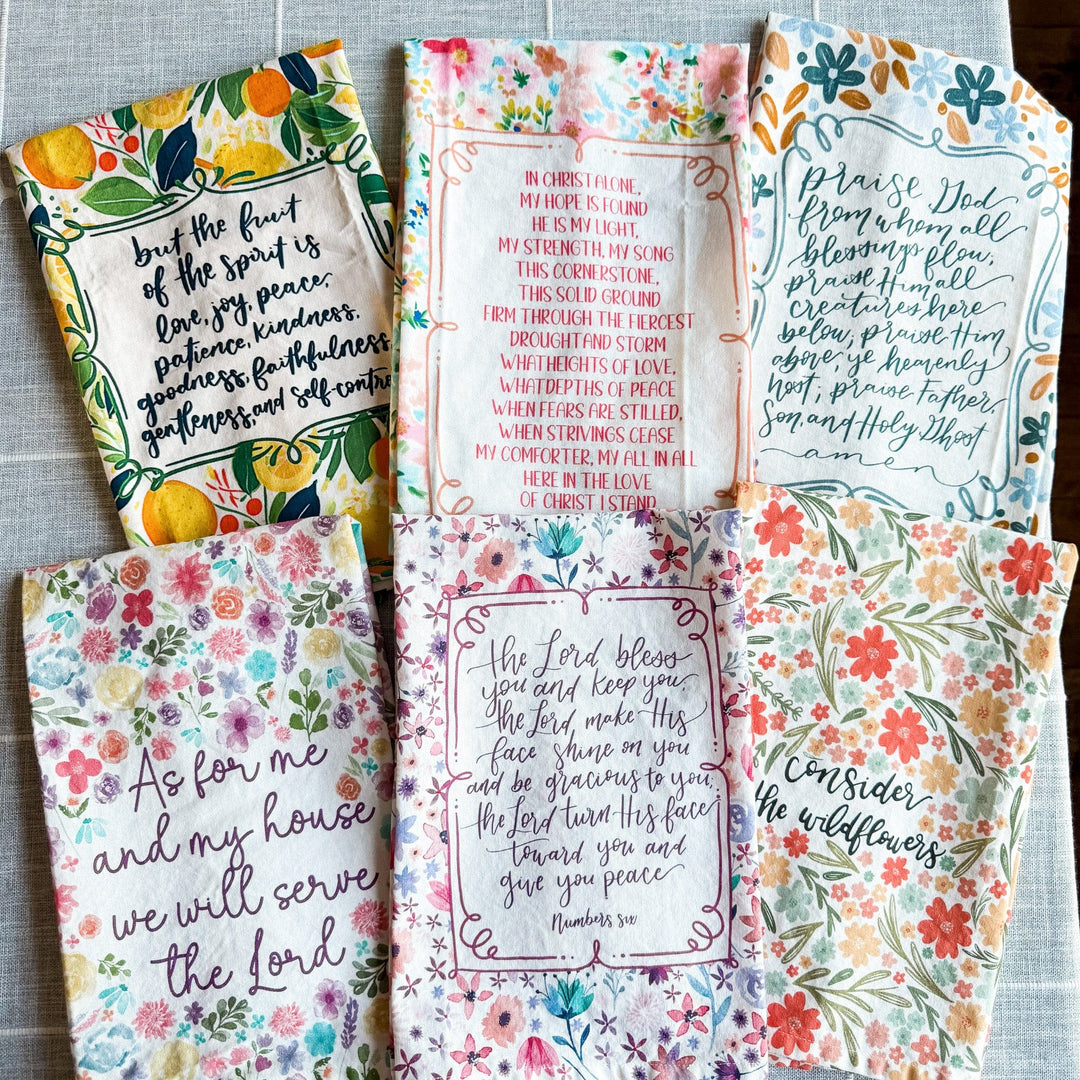 ellyandgrace Six Tea Towel Bundle