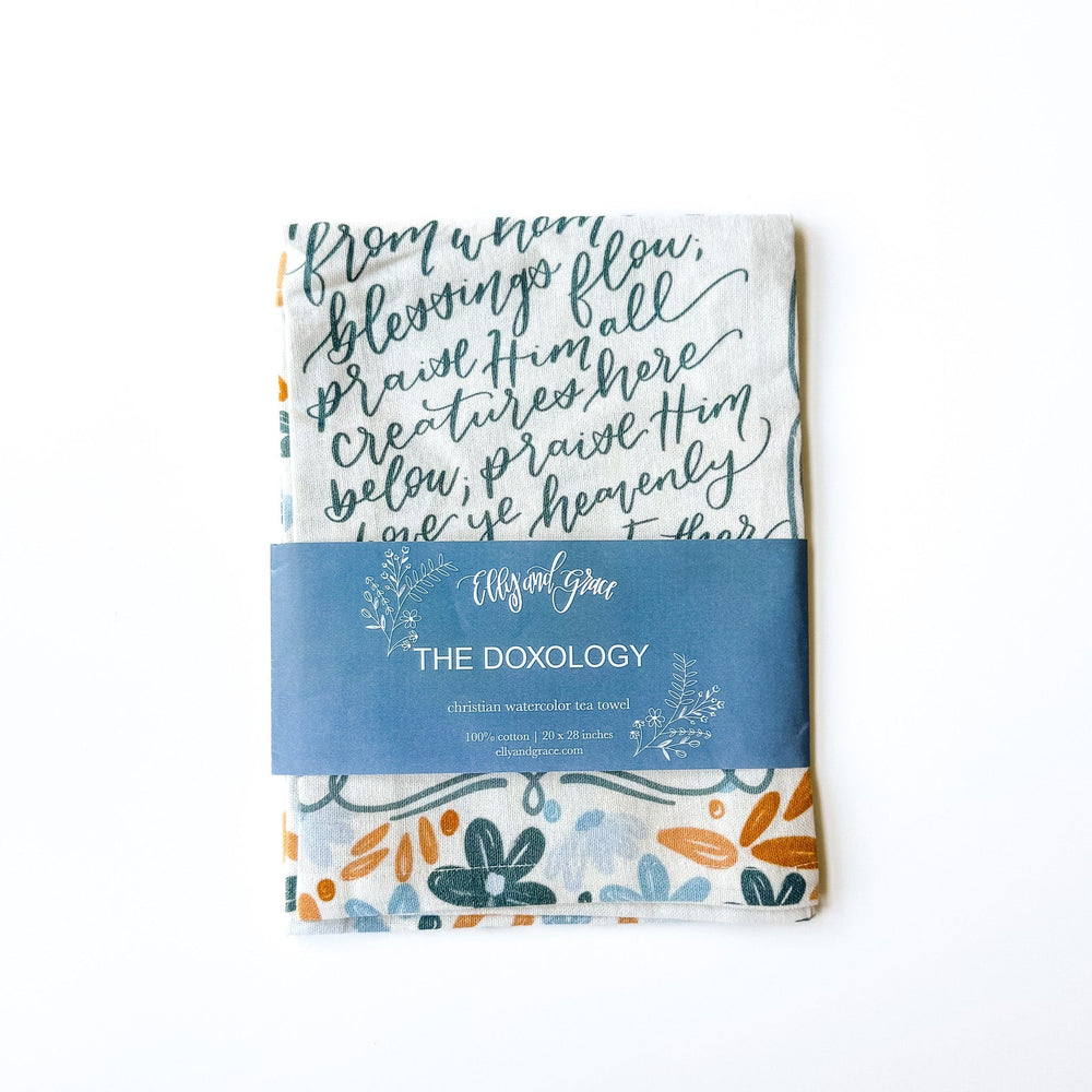 ellyandgrace Tea Towel Doxology Tea Towel