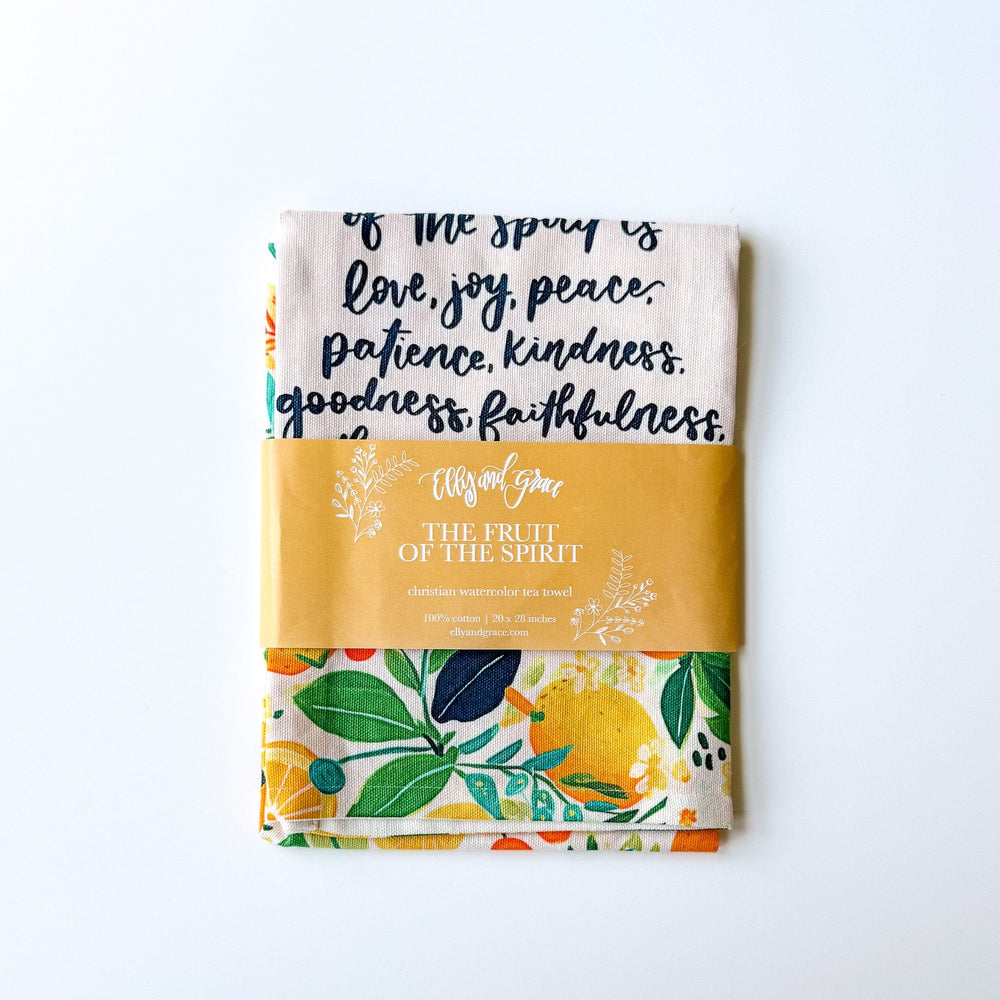 ellyandgrace Tea Towel Fruit of the Spirit Tea Towel