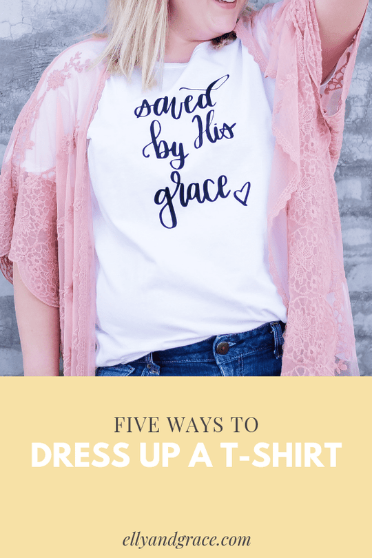 5 Ways to Dress Up a T-Shirt
