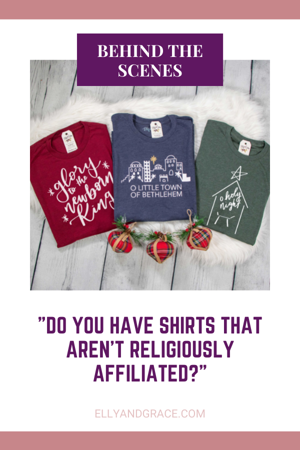 Do you have Shirts that aren't Religiously Affiliated?