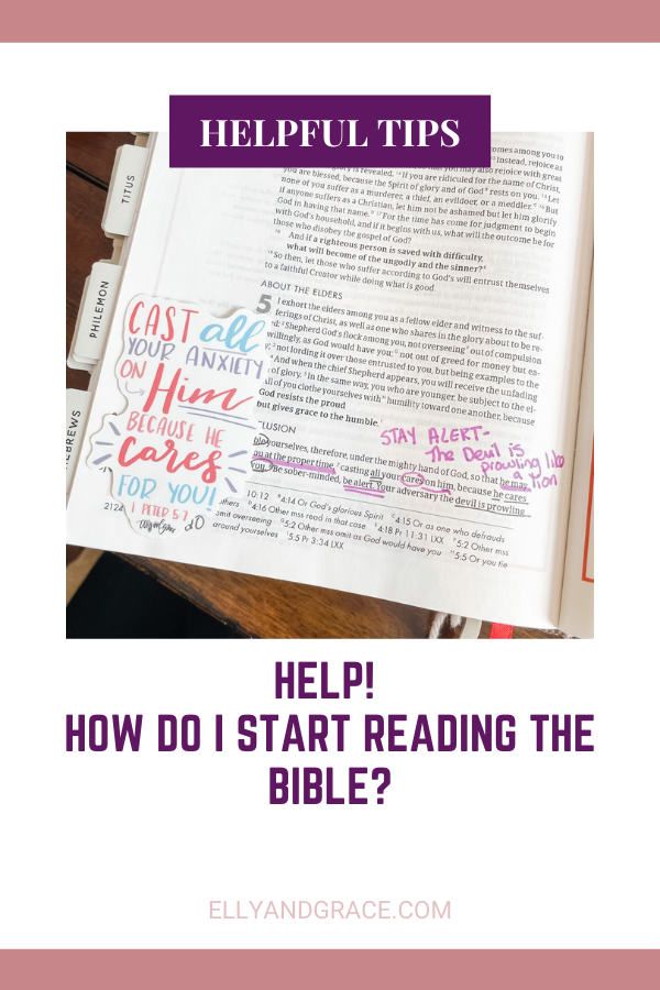 Help! How do I start reading the Bible?