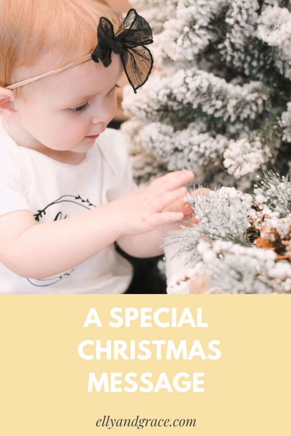 A Special Christmas Message
