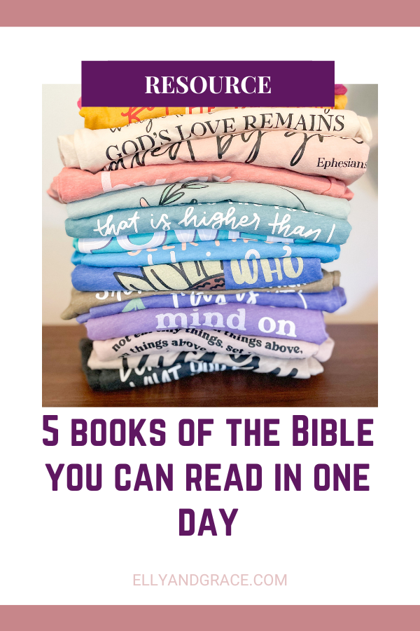 5 books of the Bible you can read in one day