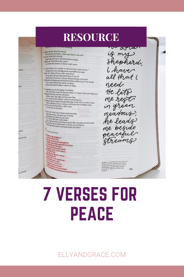 Bible Verses for Peace