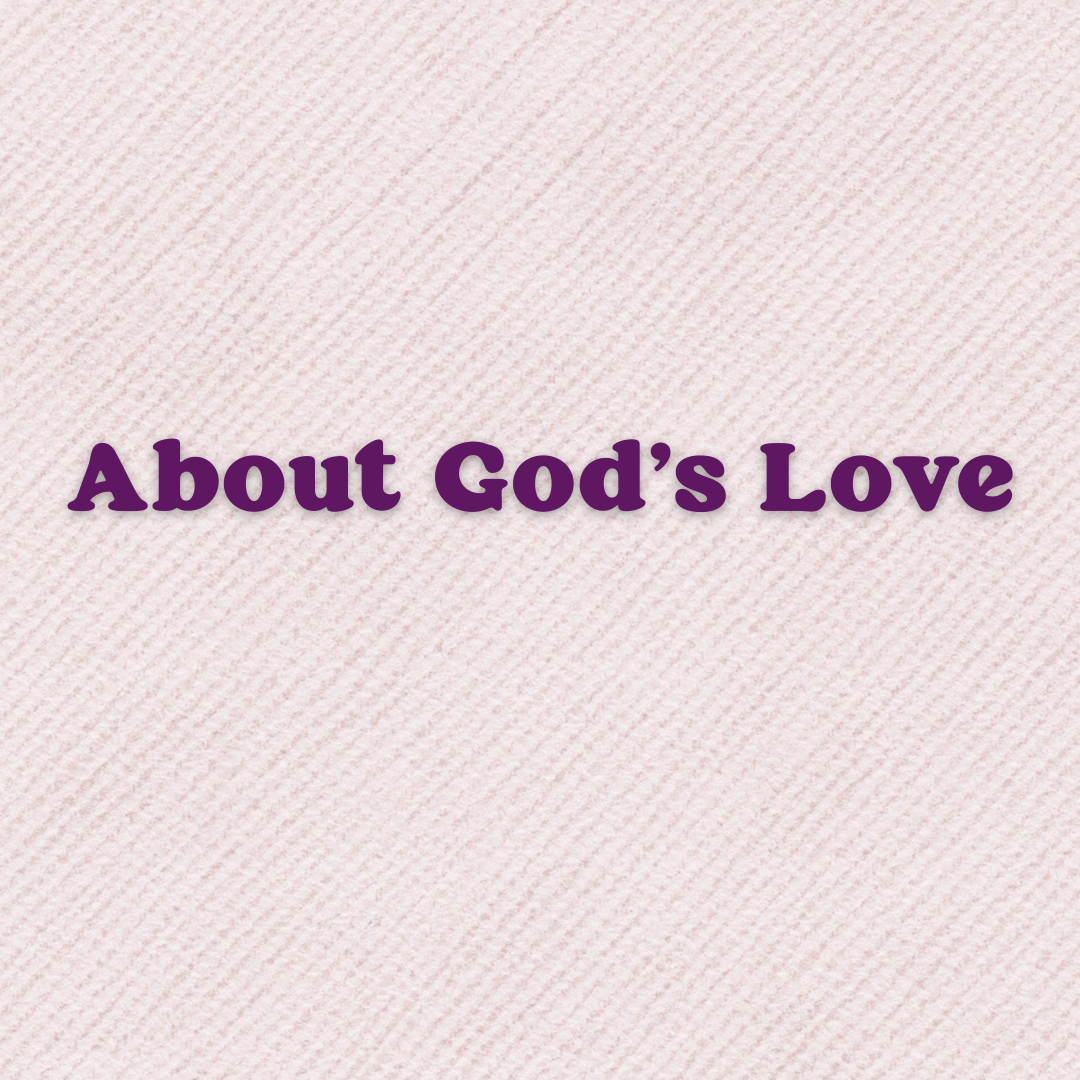 A Prayer About God's Love