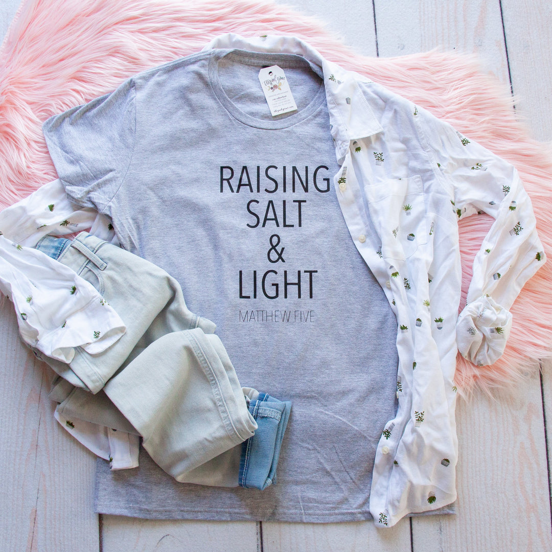 Salt and Light Christian T-Shirts by ellyandgrace