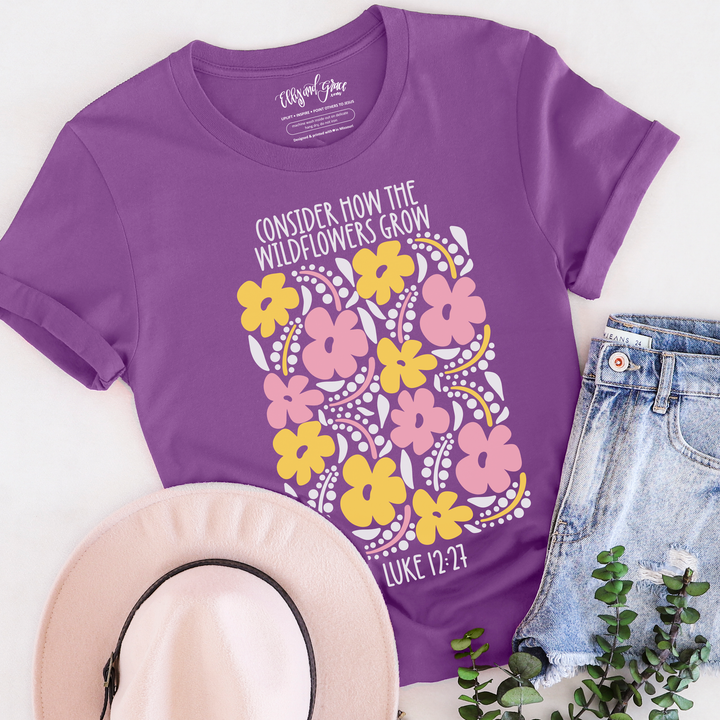 Consider The Wildflowers Multicolor Unisex Shirt