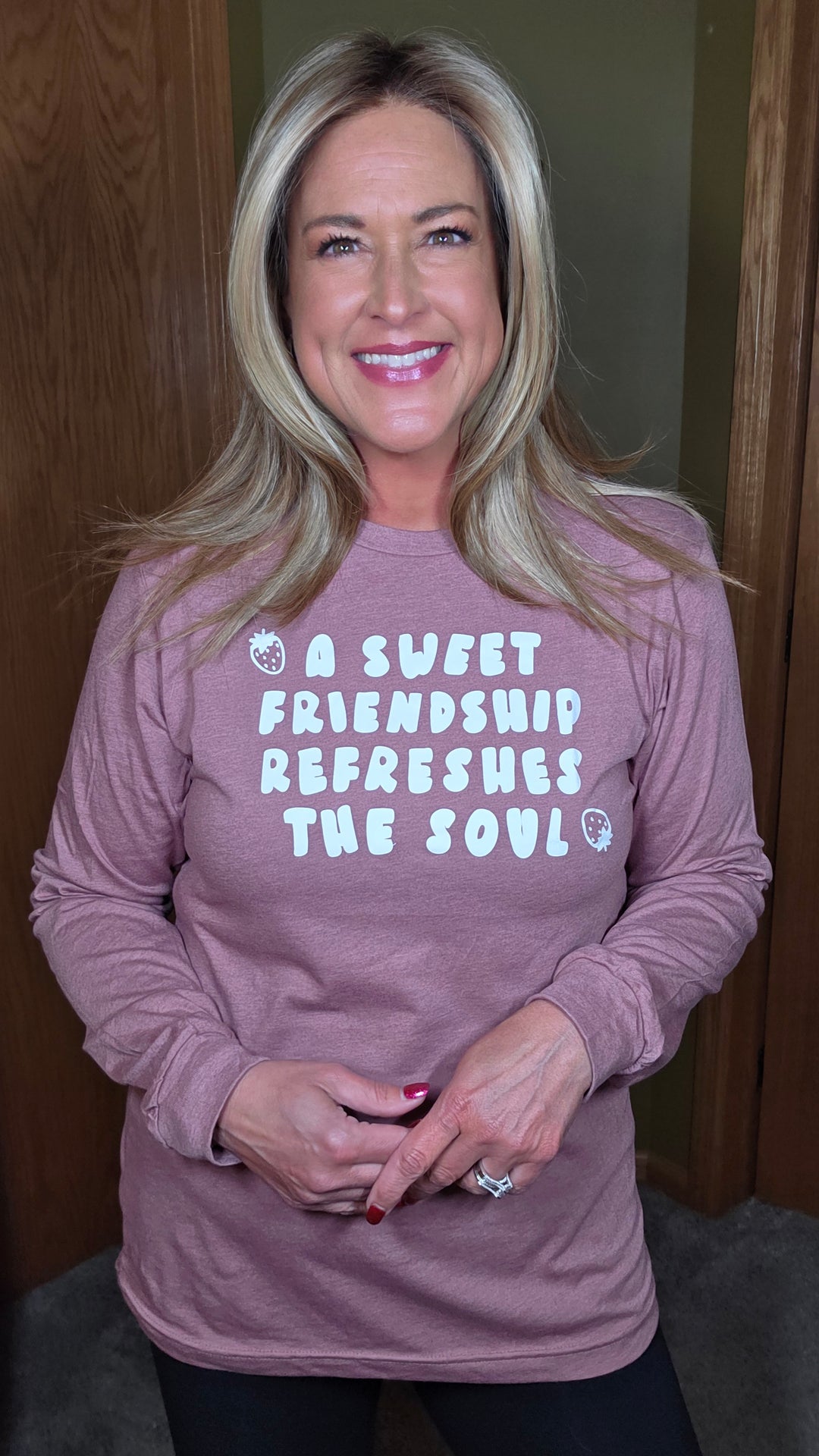 A Sweet Friendship Crew Longsleeve