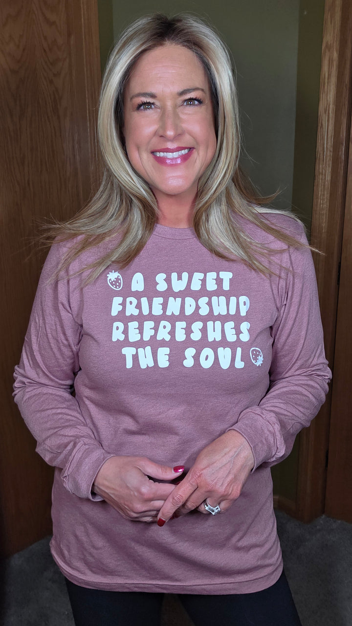 A Sweet Friendship Crew Longsleeve