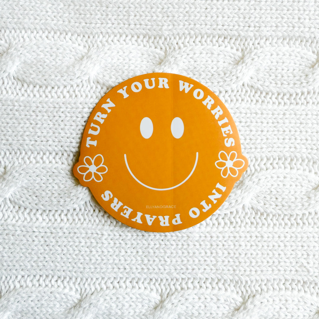 Turn Your Worries Into Prayers Sticker