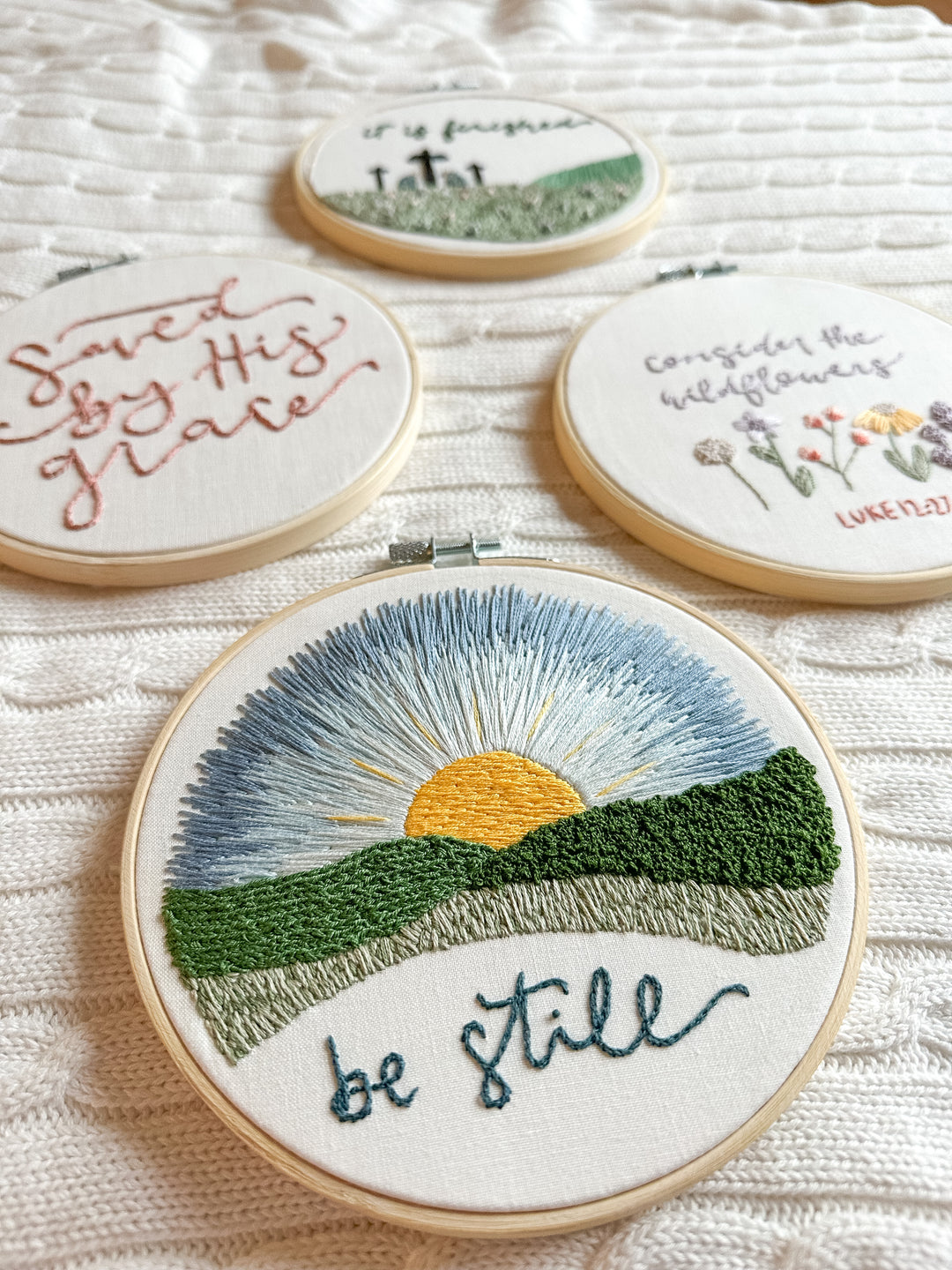 Cast All Your Cares Embroidery Kit