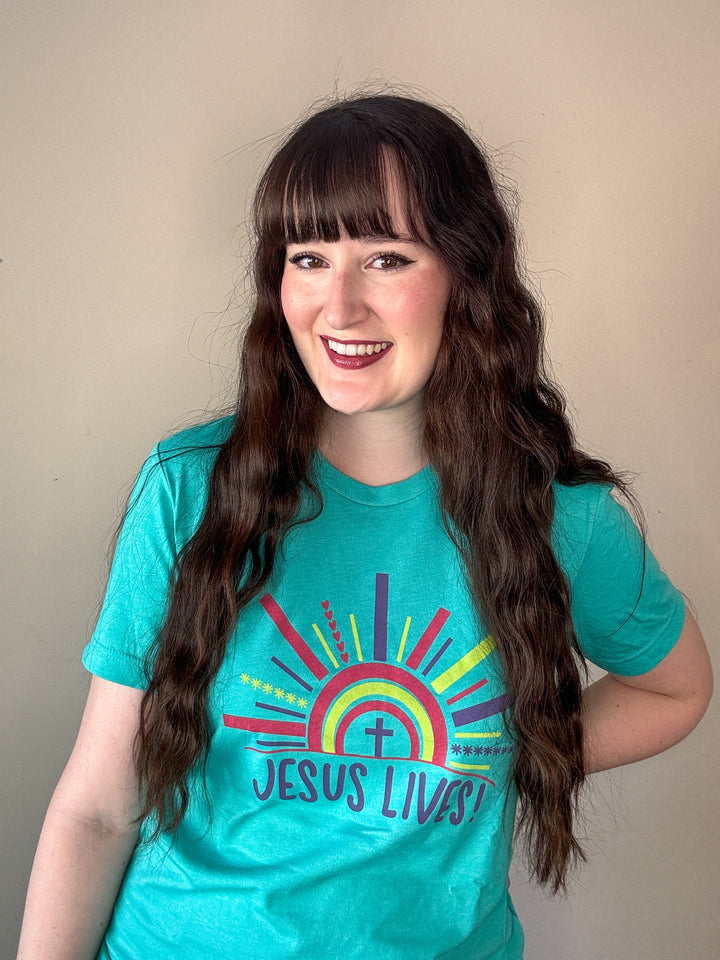 Jesus Lives Multicolor Unisex Shirt