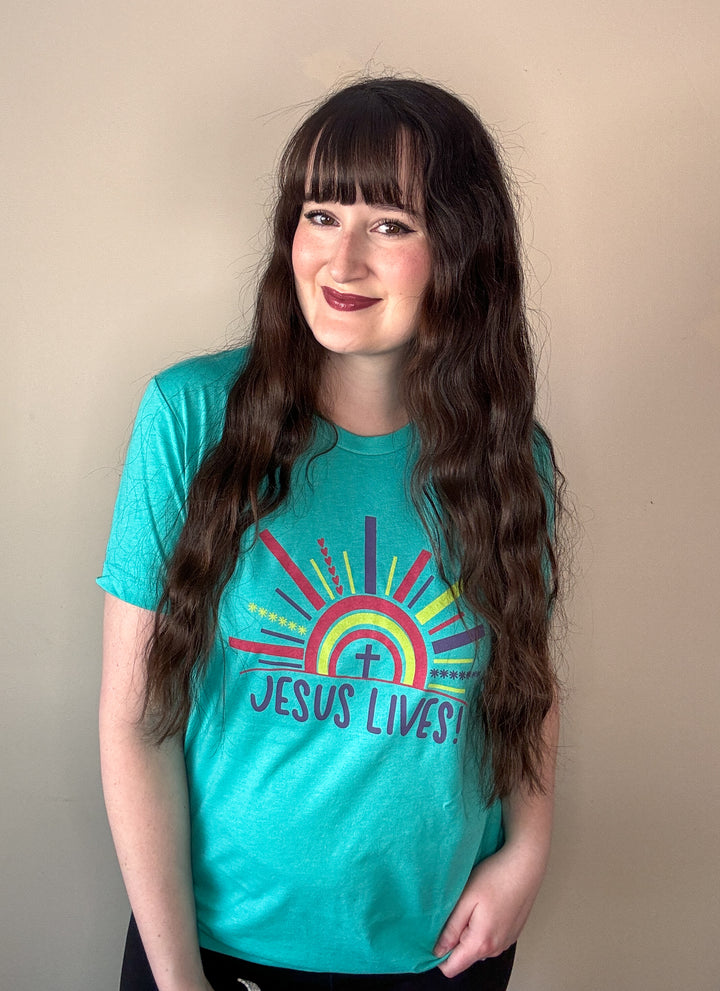 Jesus Lives Multicolor Unisex Shirt