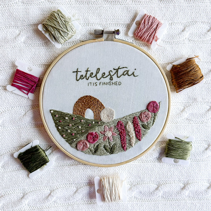 Tetelestai Shirt & Embroidery Kit Bundle