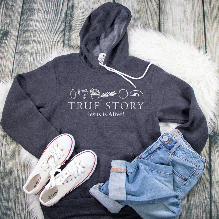 Symbols True Story Premium Fleece Hoodie