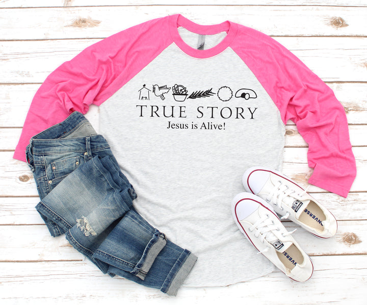 Symbols True Story Raglan