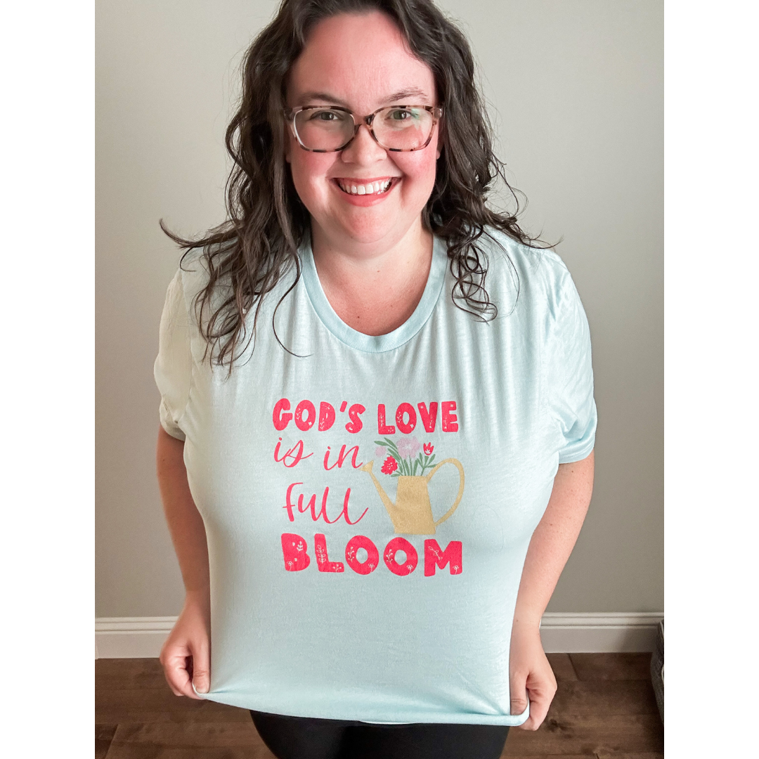 God's Love is in Full Bloom Multicolor Unisex Shirt