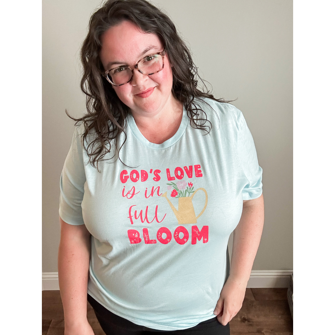 God's Love is in Full Bloom Multicolor Unisex Shirt
