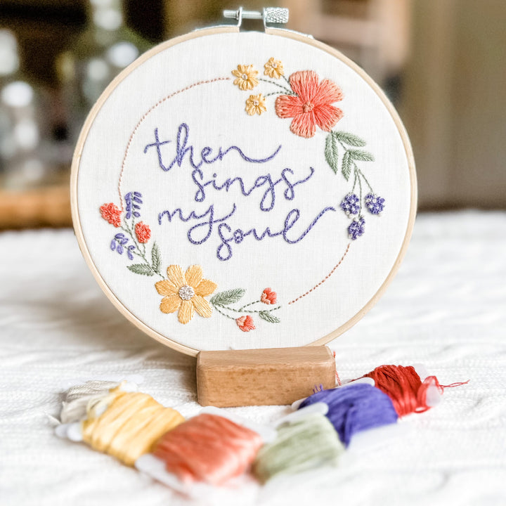 Elly and Grace 2-PC Then Sings My Soul Embroidery &amp; Diamond Art Bundle