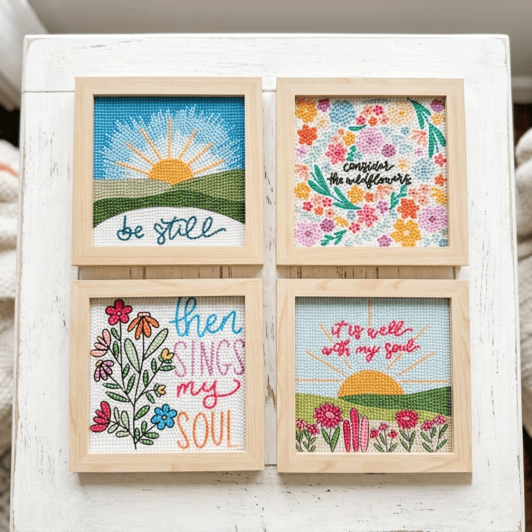 Elly and Grace Christmas in July 4-pc Diamond Art Bundle *LIMITED TIME* $20 off!