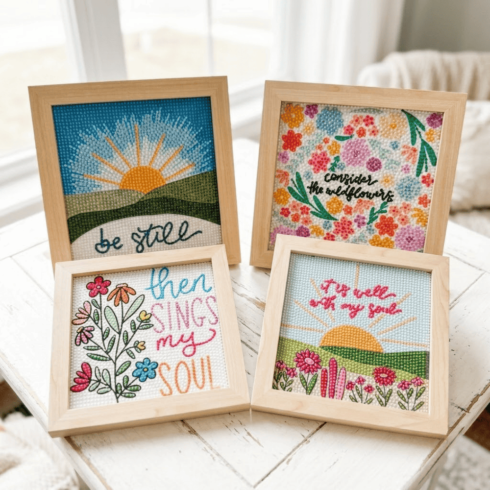 Elly and Grace Christmas in July 4-pc Diamond Art Bundle *LIMITED TIME* $20 off!