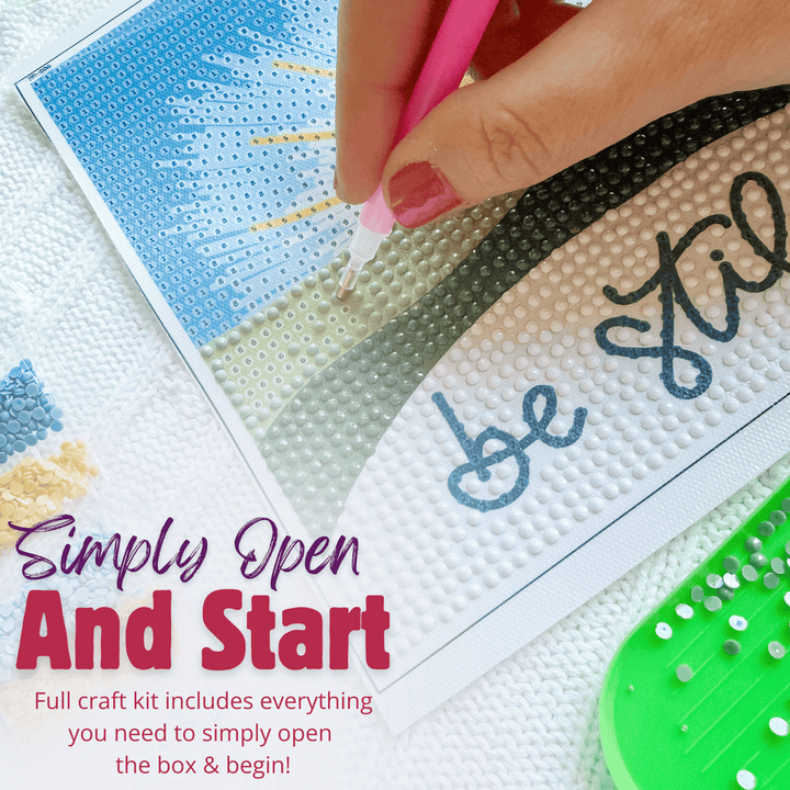 Elly and Grace It Is Well & Be Still Diamond Art Bundle