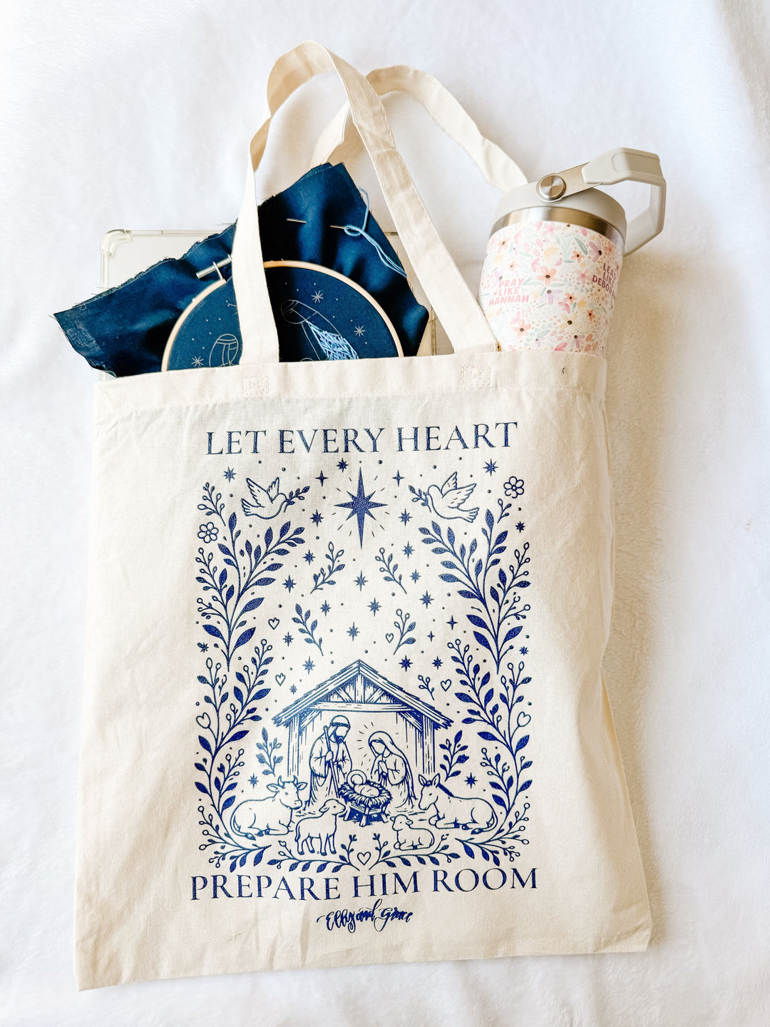 Elly and Grace Tote Christmas Tote Bag (FREE with your $50+ Christmas order)