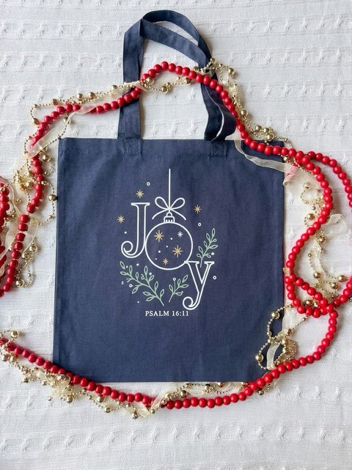Elly and Grace Tote Joy Christmas Tote Bag
