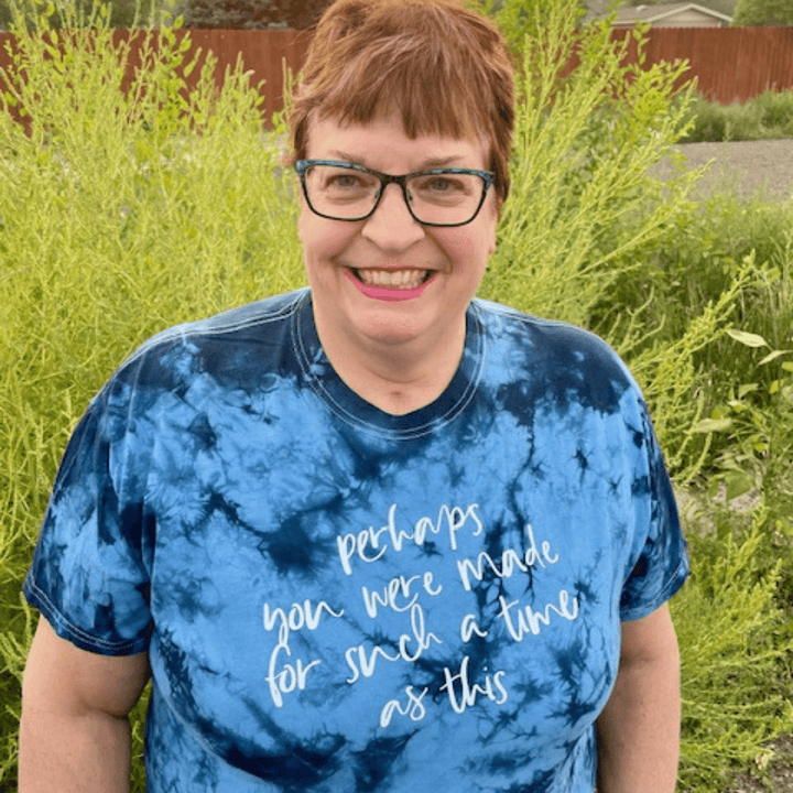 ellyandgrace 1390 Perhaps You Were Made for Such a Time as This Cloud Dye Tee
