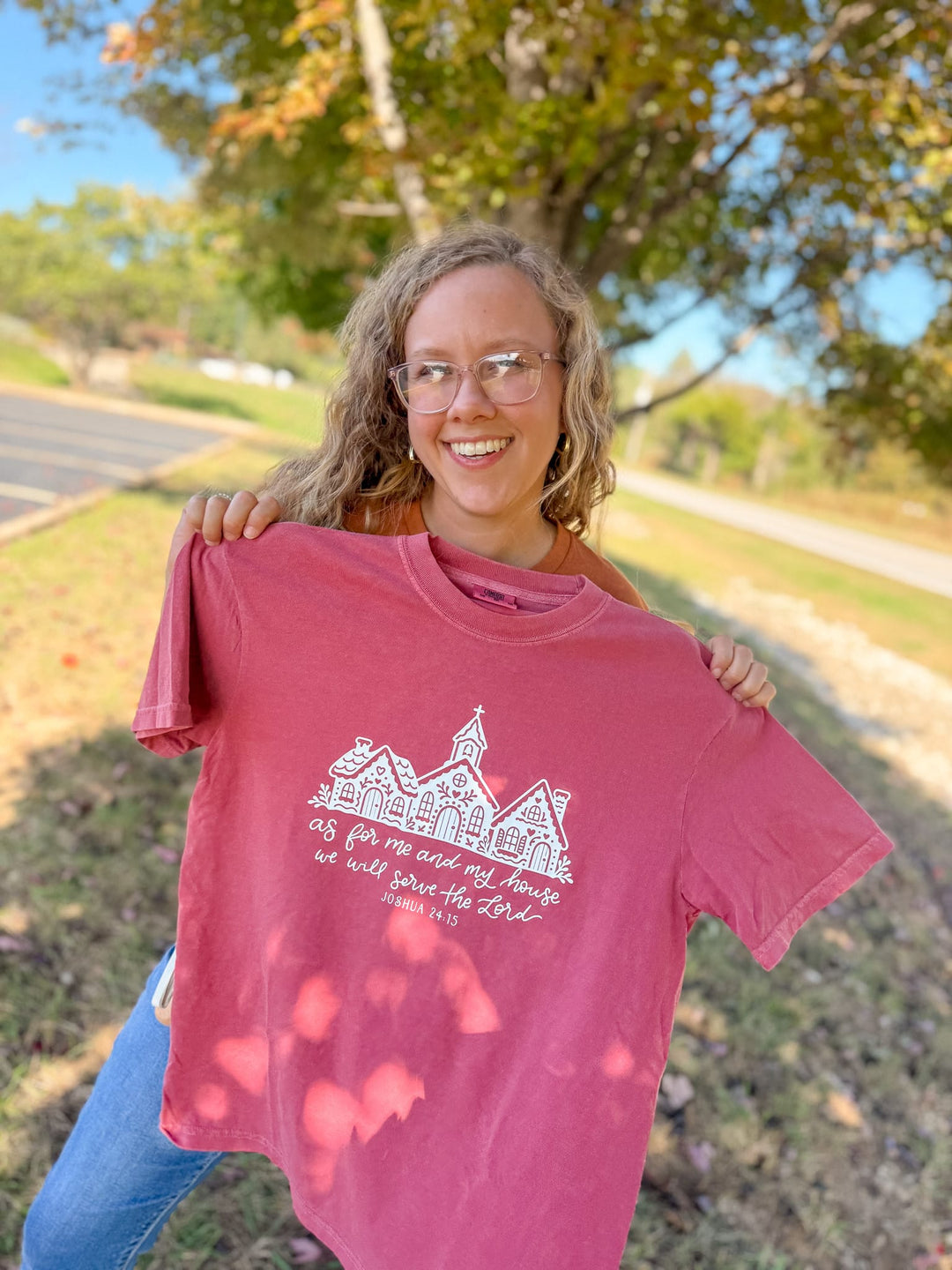 ellyandgrace 1717 As For Me And My House Comfort Color Unisex Shirt