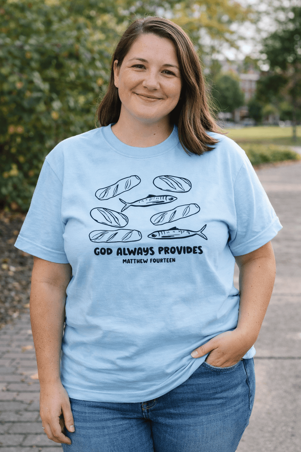 ellyandgrace 1717 God Always Provides Comfort Colors Unisex Shirt