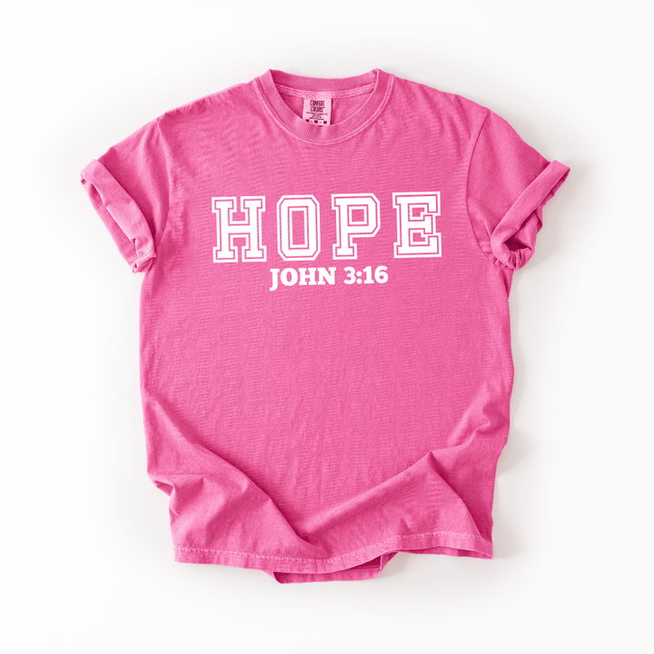 ellyandgrace 1717 Hope Collegiate Comfort Colors Unisex Shirt