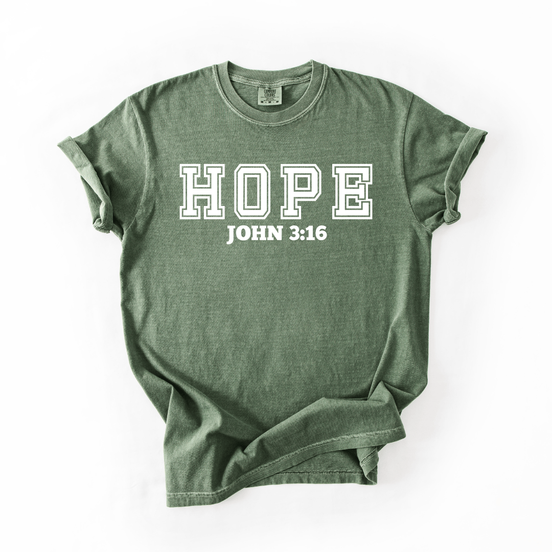 ellyandgrace 1717 Hope Collegiate Comfort Colors Unisex Shirt