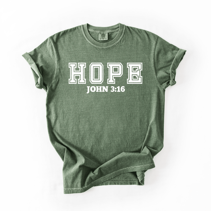 ellyandgrace 1717 Hope Collegiate Comfort Colors Unisex Shirt