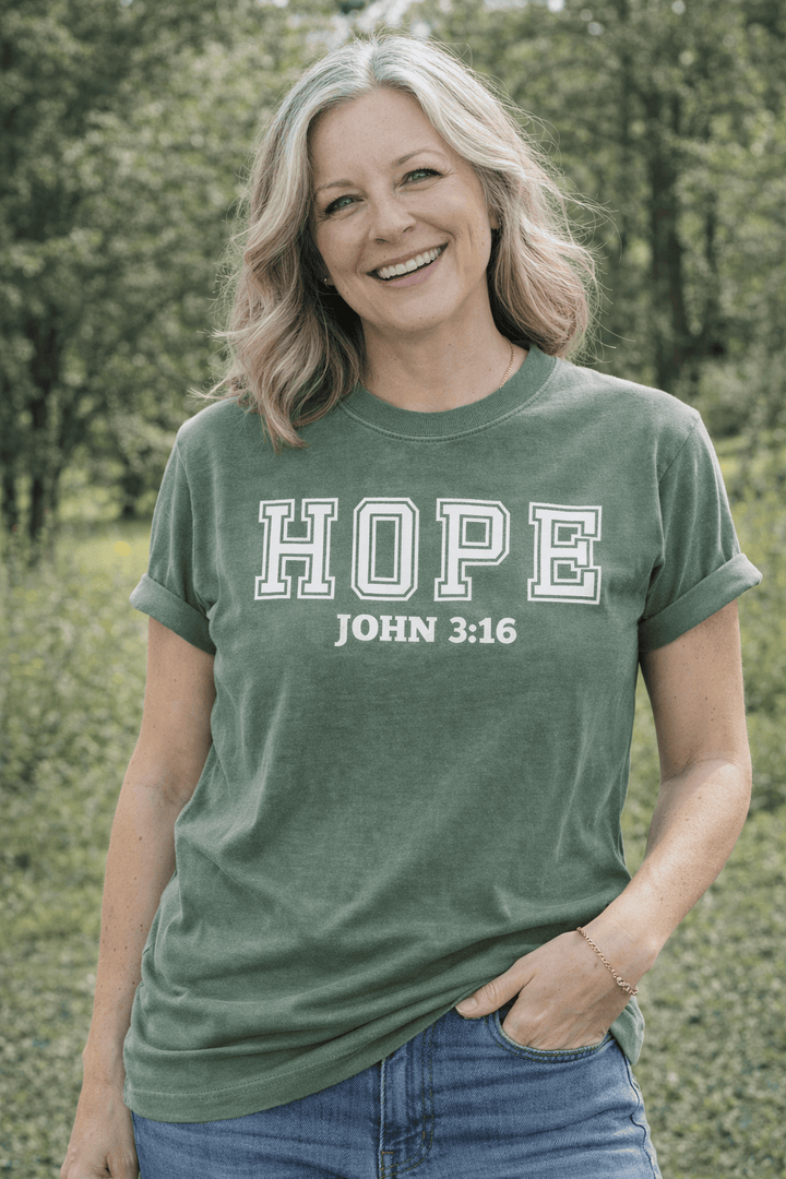 ellyandgrace 1717 Hope Collegiate Comfort Colors Unisex Shirt