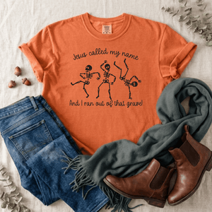 I Ran Out Of That Grave Comfort Color Unisex Shirt