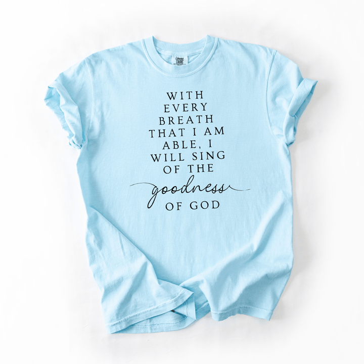 ellyandgrace 1717 I Will Sing Comfort Colors Unisex Shirt
