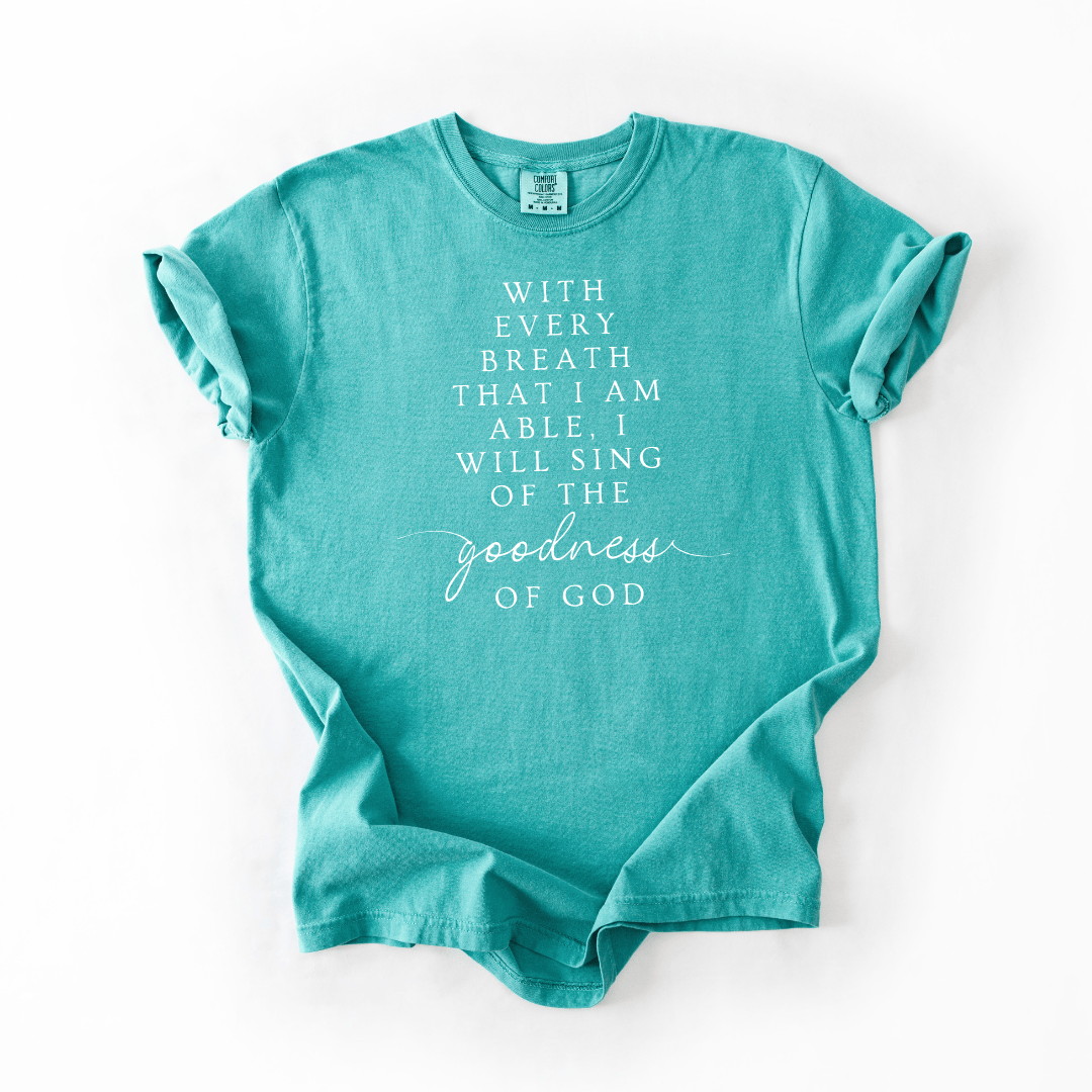 ellyandgrace 1717 I Will Sing Comfort Colors Unisex Shirt