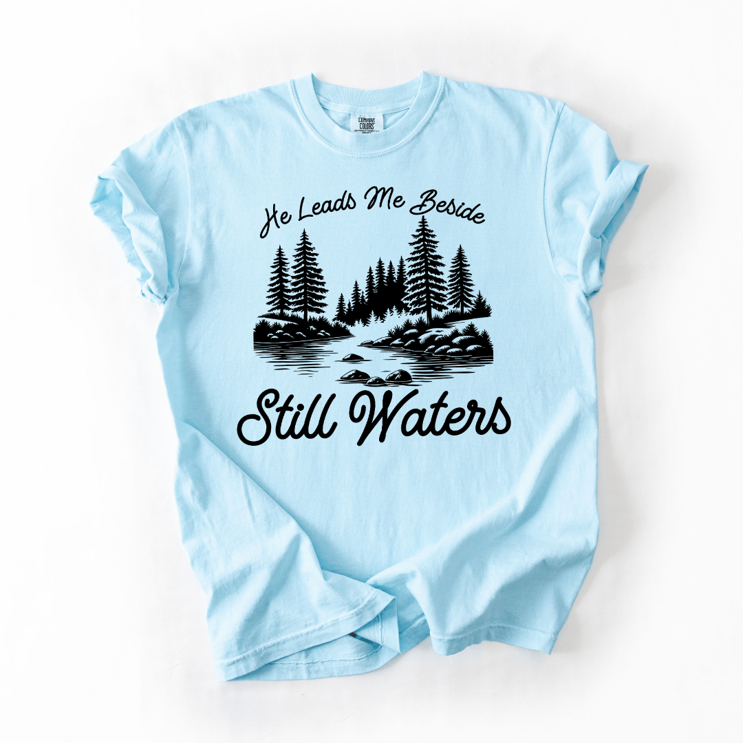 ellyandgrace 1717 Still Waters Comfort Colors Unisex Shirt