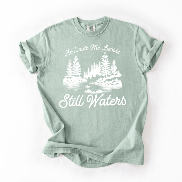 ellyandgrace 1717 Still Waters Comfort Colors Unisex Shirt