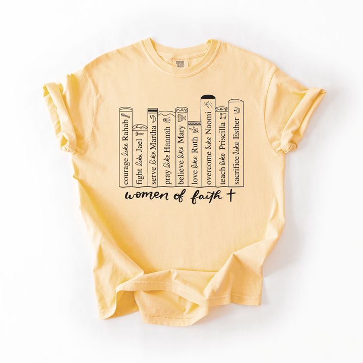 ellyandgrace 1717 Women Of Faith Comfort Colors Unisex Shirt