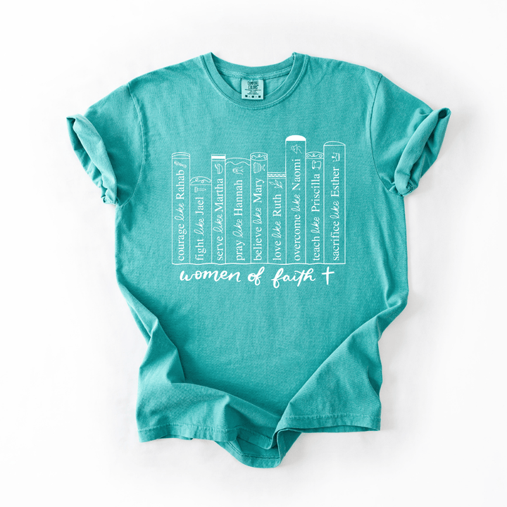 ellyandgrace 1717 Women Of Faith Comfort Colors Unisex Shirt