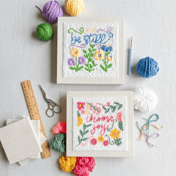 ellyandgrace 2-pc Bundle: Punch Needling Kits