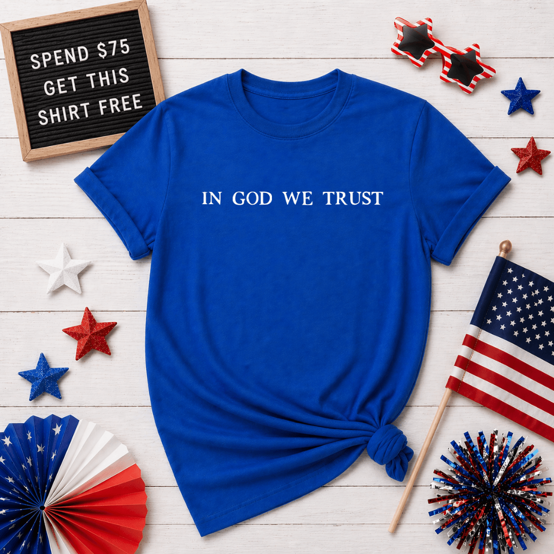 ellyandgrace 202 Free on Orders $75+ - In God We Trust Unisex Shirt