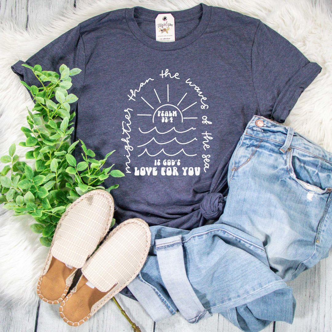 ellyandgrace 202 Mightier Than the Waves Unisex Shirt