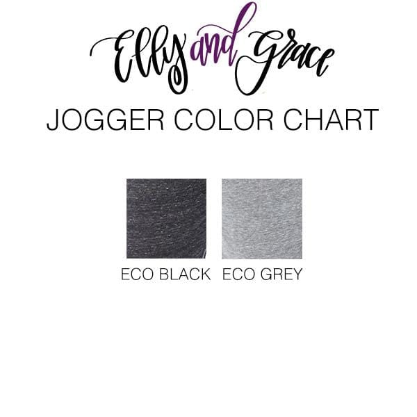 ellyandgrace 2910E Ladies XS / Black Create Your Own Joggers