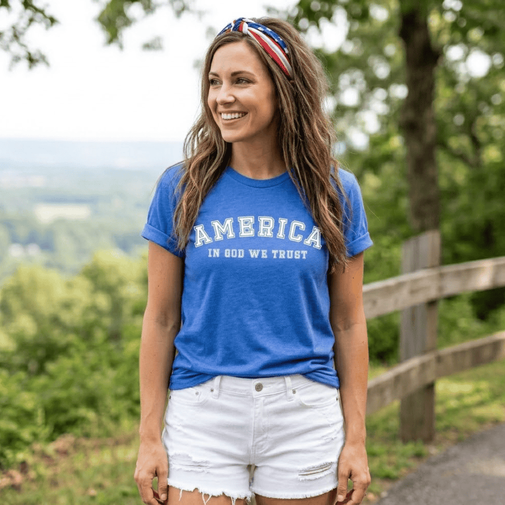 ellyandgrace 3001C America: In God We Trust Unisex Shirt