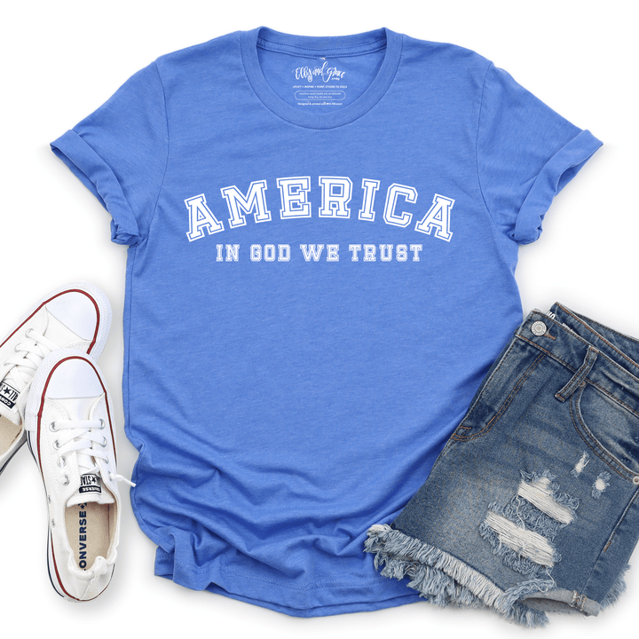 ellyandgrace 3001C America: In God We Trust Unisex Shirt